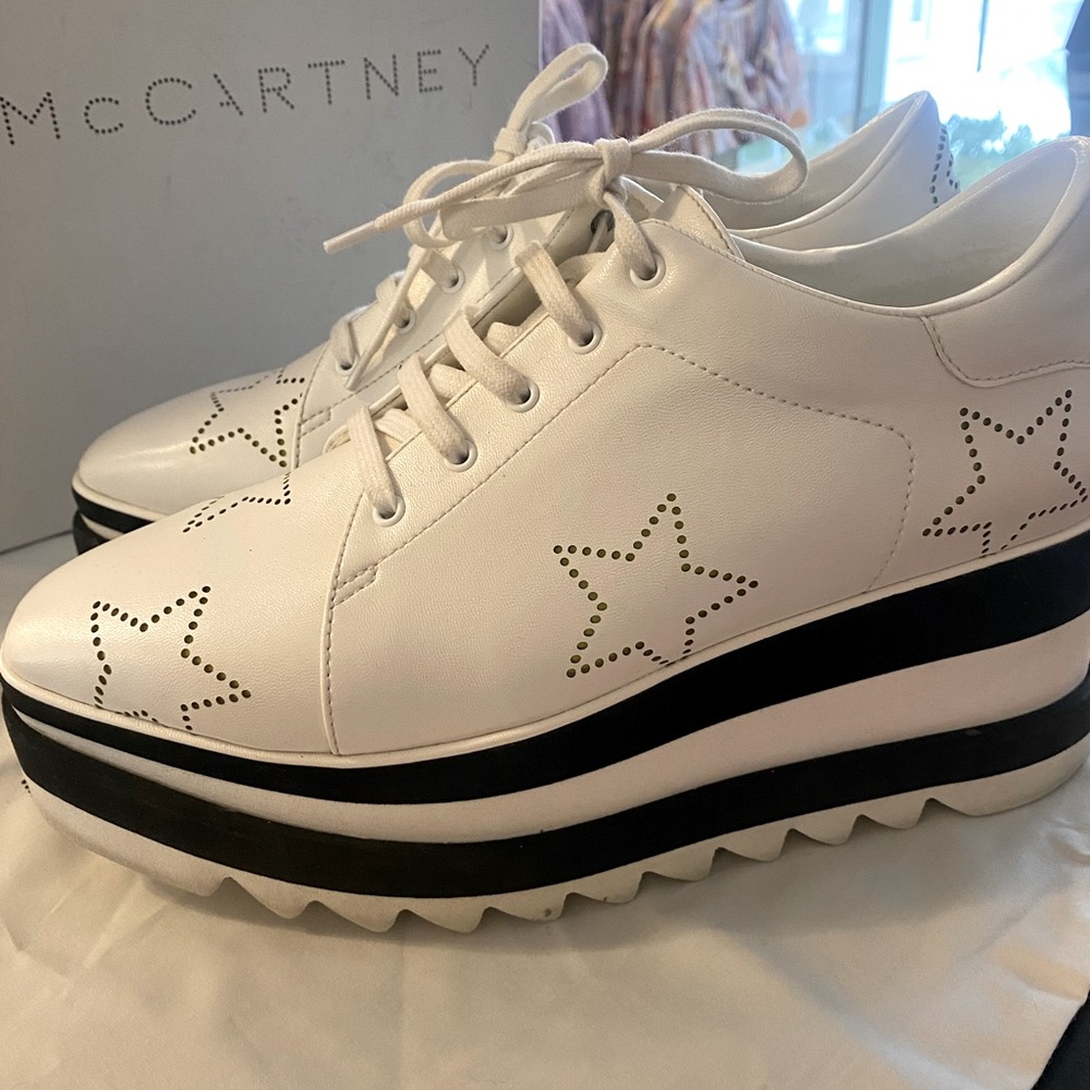 Stella McCartney platform wedge Scarpa star sneaker